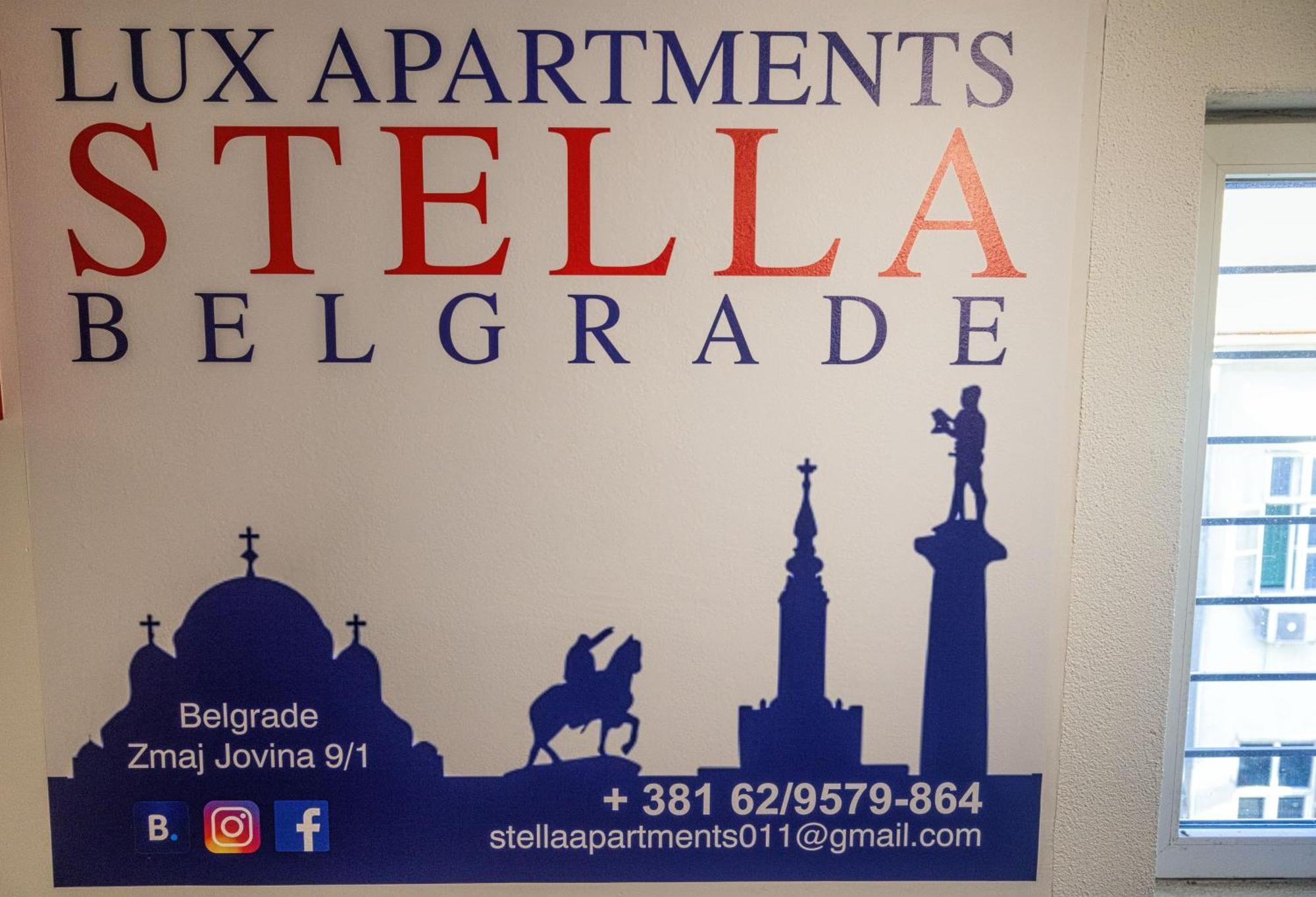 Stella Apartments Beograd Eksteriør bilde